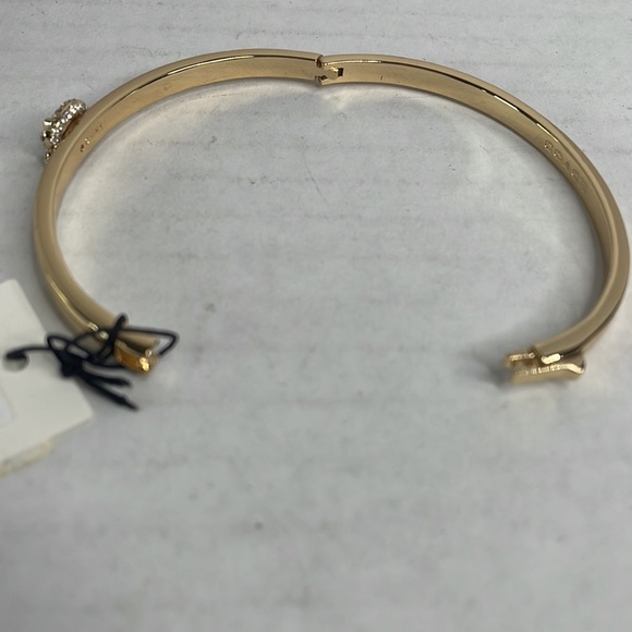 Coach Signature C Pave turnlock bangle bracelet NWT - Picture 8 of 9